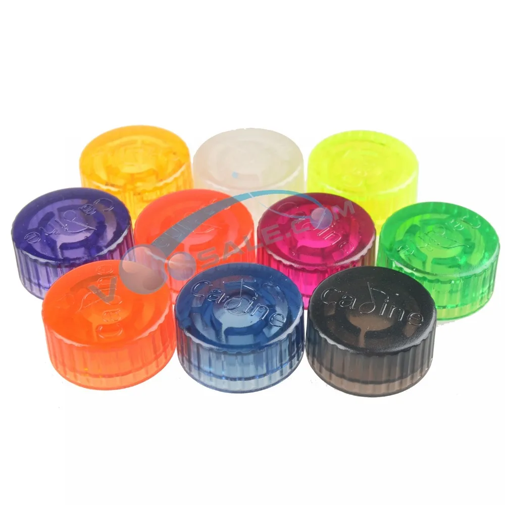 

Caline Footswitch Topper Random Color Candy Colorful Plastic Bumpers Footswitch Protector For Guitar Effect Pedal