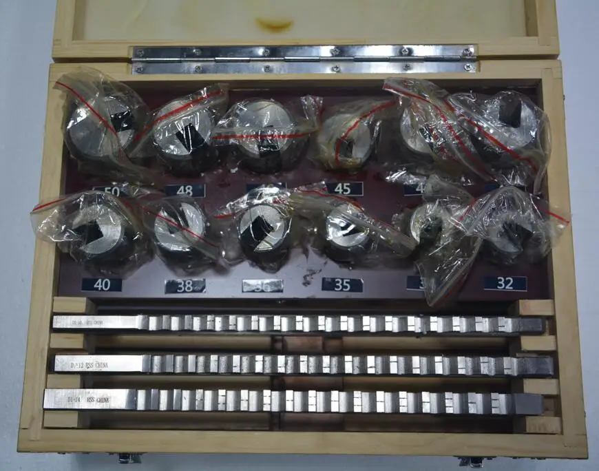 21 шт. набор инструментов Keyway Broach 10 мм 12 мм 14 мм Broaches 32-50 втулок HSS режущие инструменты для станка с ЧПУ