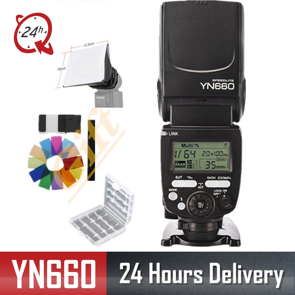 YONGNUO YN660 YN560-IV 2,4 ГГц Вспышка Speedlite беспроводной трансивер Интегрированный для Canon Nikon Pentax Olympus