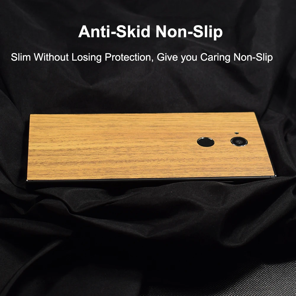 Luxury Wood Skin Back Film For Sony Xperia XA1 XA2 XA2 Ultra XZ2 Back Sticker Protective Film For Sony Xperia XZ2 XA1 XA2Ultra (2)