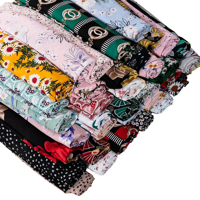 

Sewing material print fabric Chiffon fabric for sewing dress and DIY see through fabric TJ8939