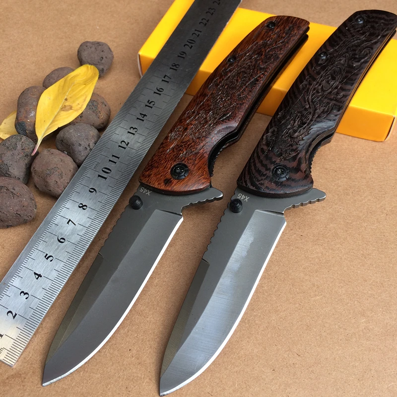 

8.1"X50 Folding Knife 5CR15MOV Tactical Survival Knives Hunting Camping Blade Multi High Hardness Military Survival Knife Pocket