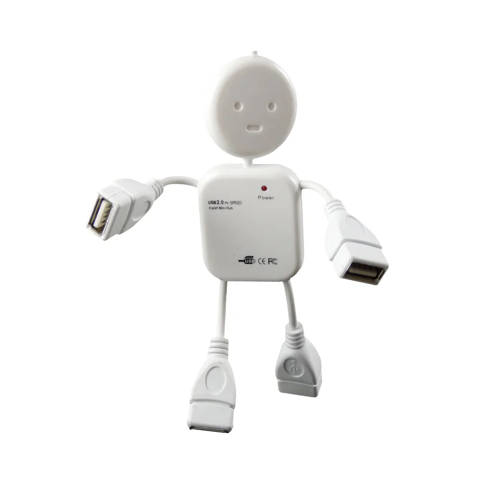 Высокоскоростной мини концентратор USB 2 0 4 порта портативный usb хаб 480 Мбит/с