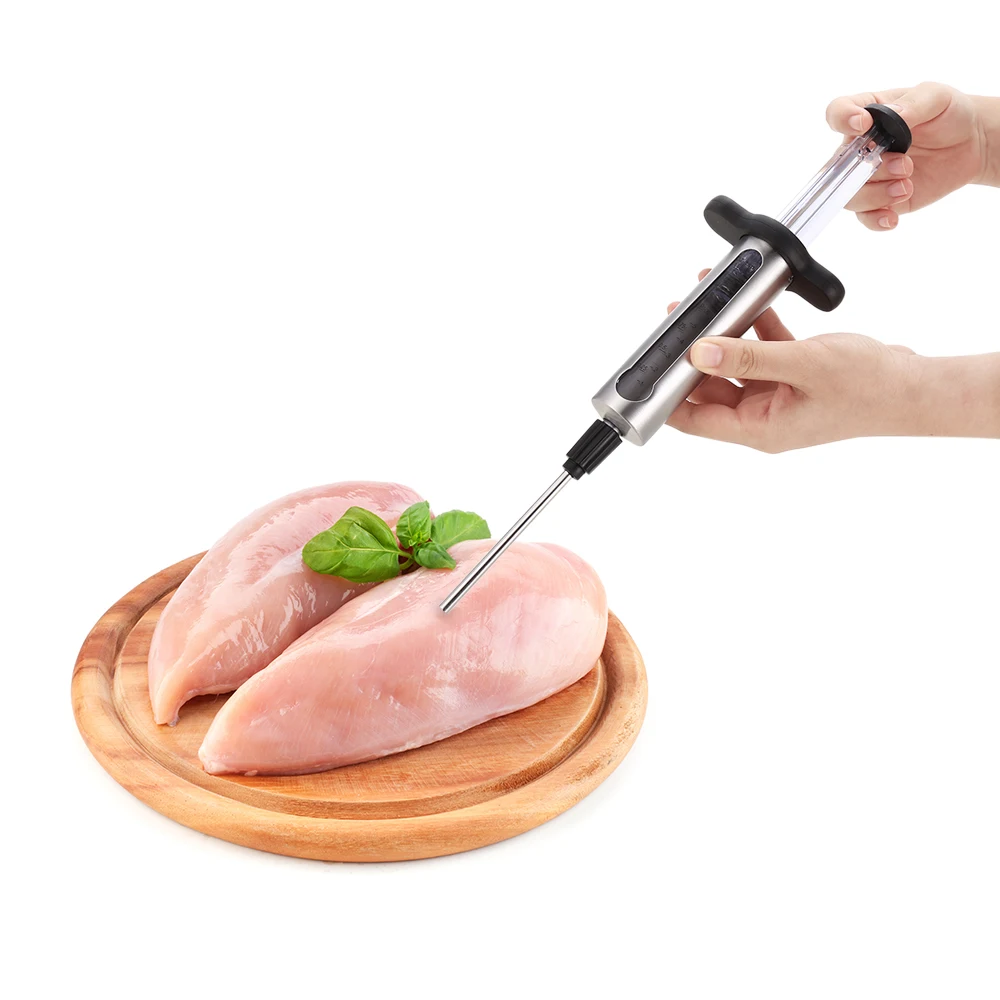 Professional Meat Marinade Injector Flavor Syringe For Poultry Turkey