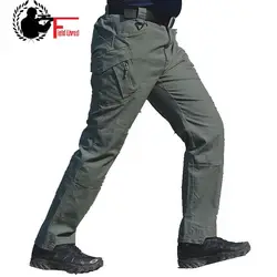Тактические Брюки мужские Мужские штаны военного образца армейские брюки IX9 хлопковые брюки-карго эластичный пояс многих карман работы