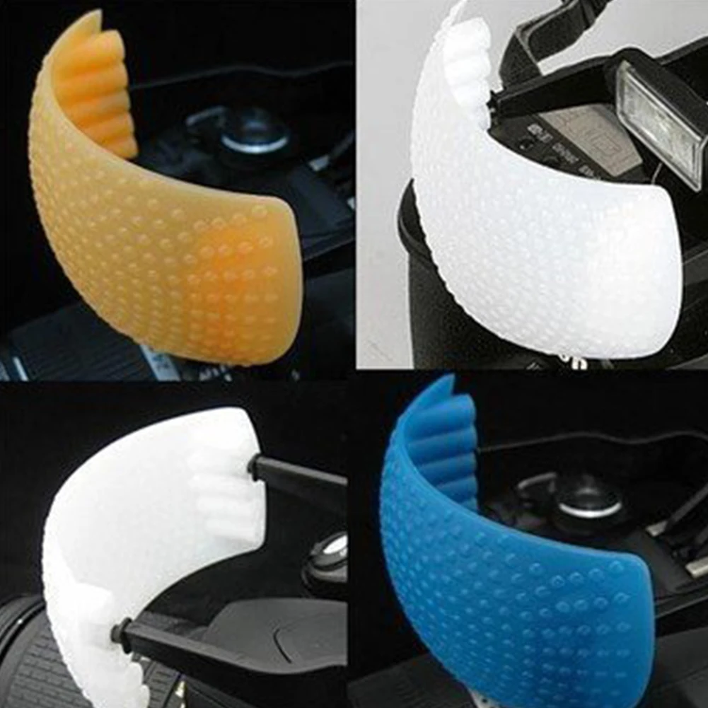 

3 Colors Universal Soft Professional Height Adjustable Lightweight Camera Compact Built-in Plastic Photography Flash Diffuser