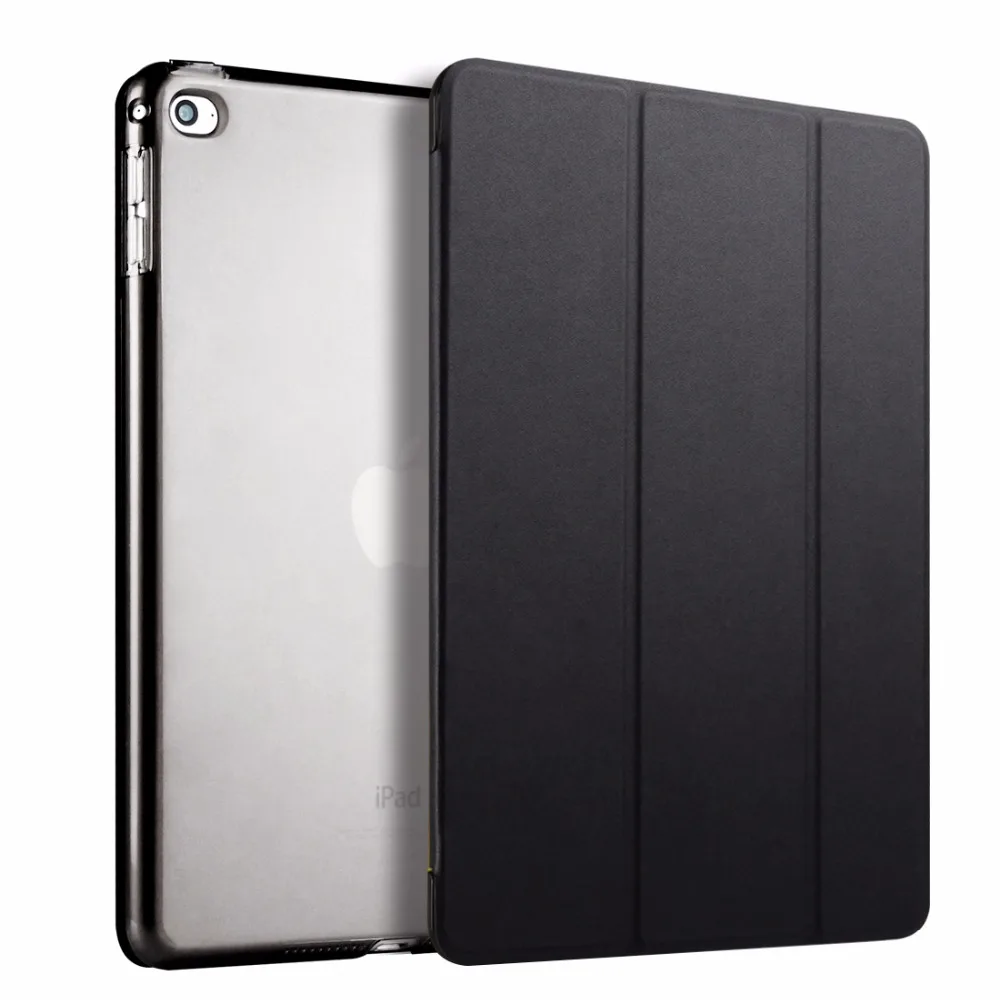 Чехол RYGOU для iPad Air 2 тонкая искусственная кожа + Прозрачная Жесткая задняя крышка
