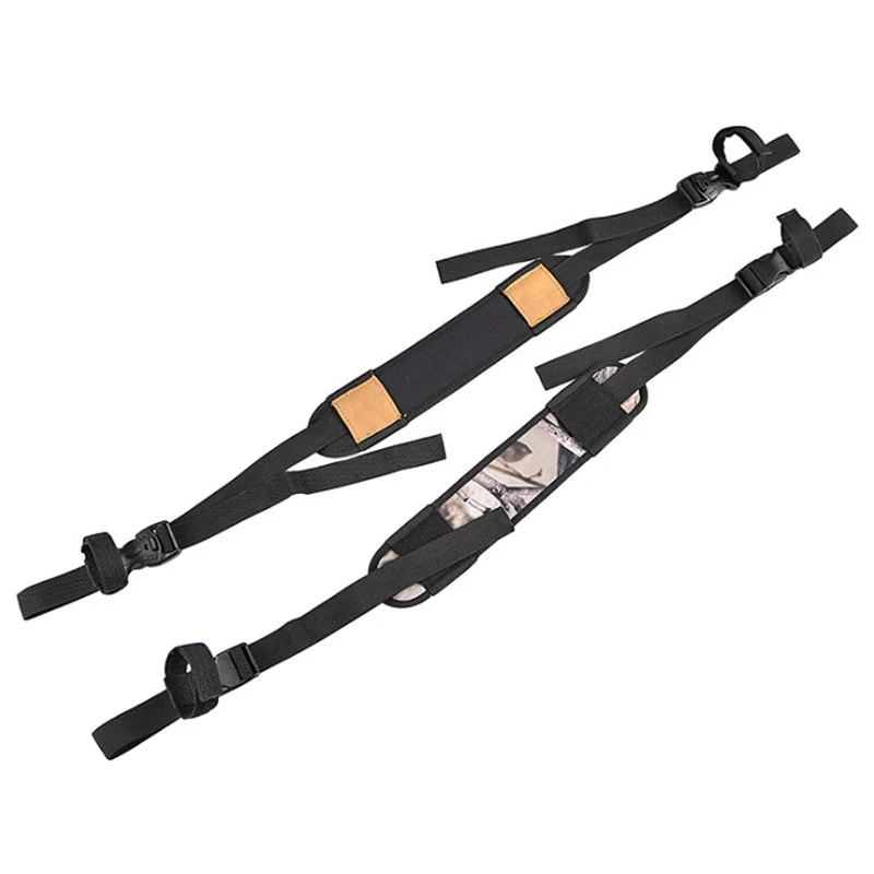 

Adjustable Tactical Quick Release Soft Archery Shoulder Strap Rifle Sling Bungee Non-slip Webbing Strap Belt Hunting Accessories