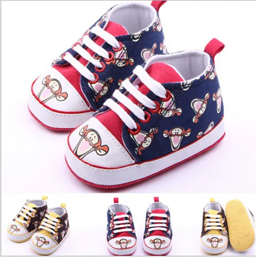 

2015 New Lovely Cartoon Baby New Born Prewalker Shoes Sapato Baby Girl Boys First Walker Antislip Baby Sport Shoes