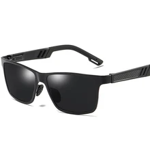 Новые мужские поляризованные солнцезащитные очки из алюминия и магния стильные очки для вождения Hd vision