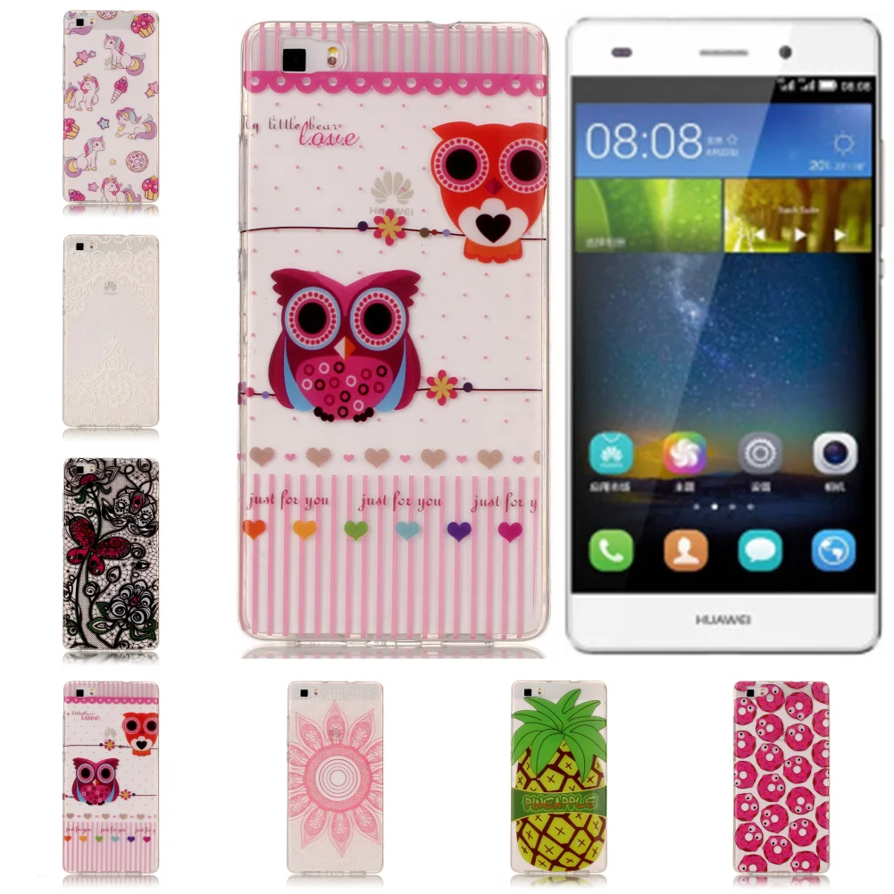For Huawei Huwei P8 P 8 Lite Owl New Pretty TPU Ultra Transparent Thin Silicone Cover Phone Mobile Carcasa Case |