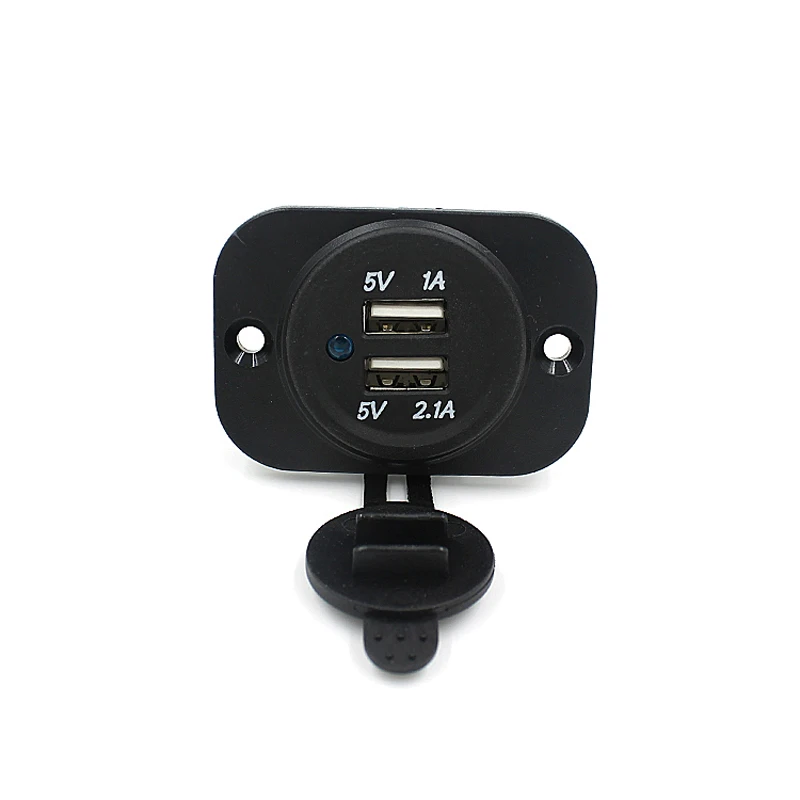 DC 12 24V 4.2A двойной порт USB Автомобильное зарядное устройство адаптер Зажигалка