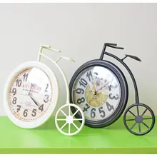 

Creative Fashion Home Decoration Industrial Wind Old Iron Art Bicycle Block Clock Wall Clock Wall Clock 27.5 *27.5cm