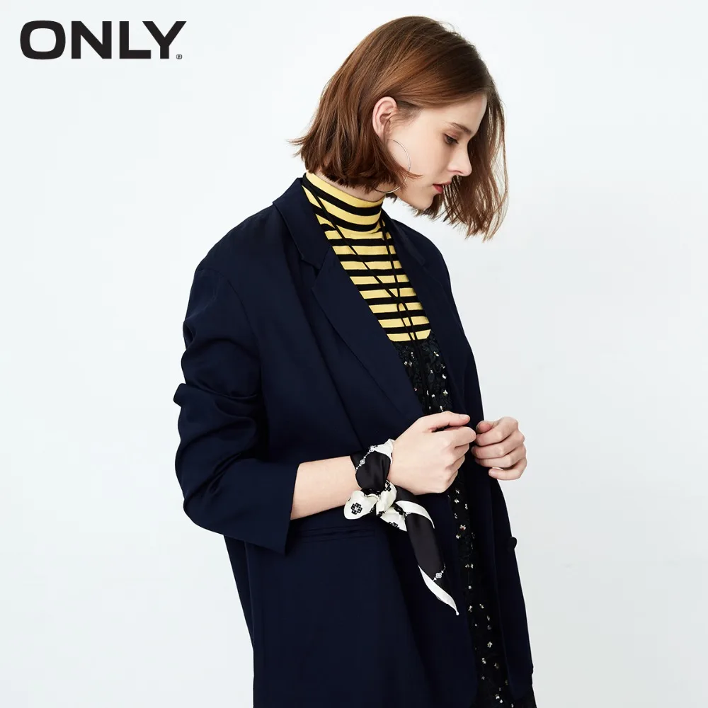 ONLY women's spring new casual double-breasted loose suit jacket | 118108525