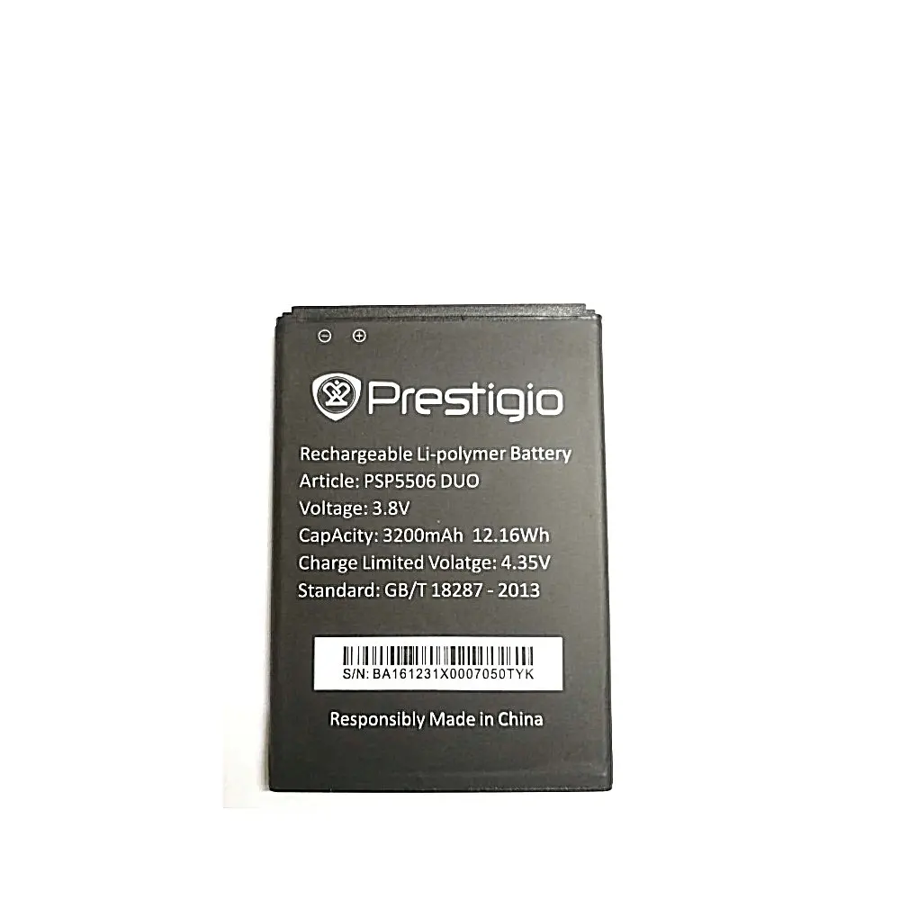 Высококачественный сменный аккумулятор PSP5506 DUO для Prestigio Grace Q5 PSP550 3200 мАч
