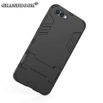

50pcs Hybrid Armor TPU+PC Protective Case For Huawei Honor 20 10 9X Pro 8X Max 8S V20 20i Shockproof 2 in 1 Stand Holder Cover