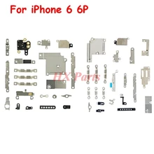 Полный маленький металлический крепежный держатель внутренние части для iPhone 6, 6 Plus Полный внутренний набор аксессуаров запасные части