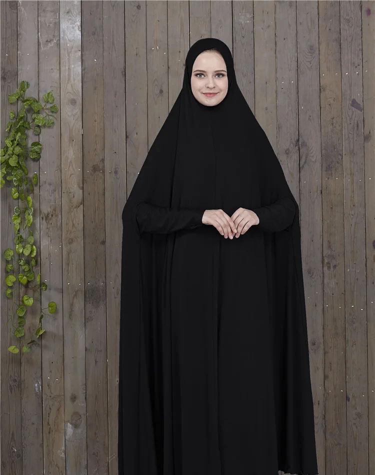 Для женщин мусульманских Абаи Moroccan Дубай Турция Jubah Исламская Костюмы черный