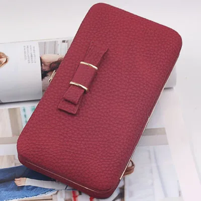 

New Bow Long Multi-function Large Capacity Buckle Wallet