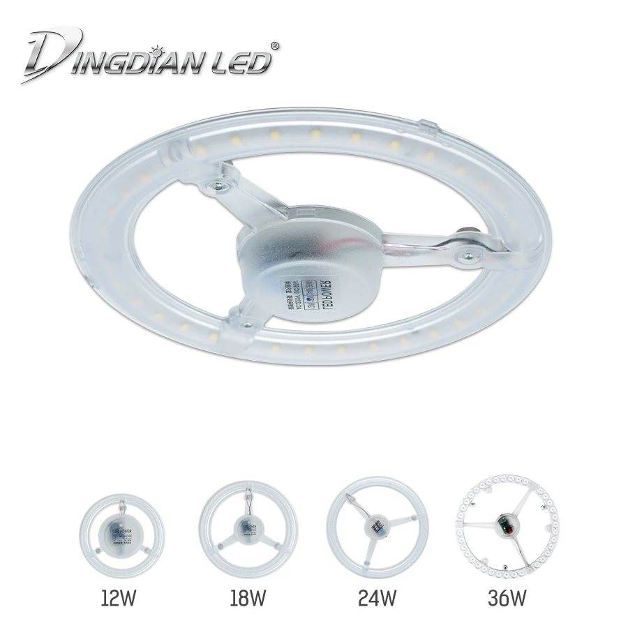 

Circular ceiling lights sources 12W 18W 24W 36W Magnetic Retrofit surface mounted AC 220V DC90V Ceiling Lamp Module light source