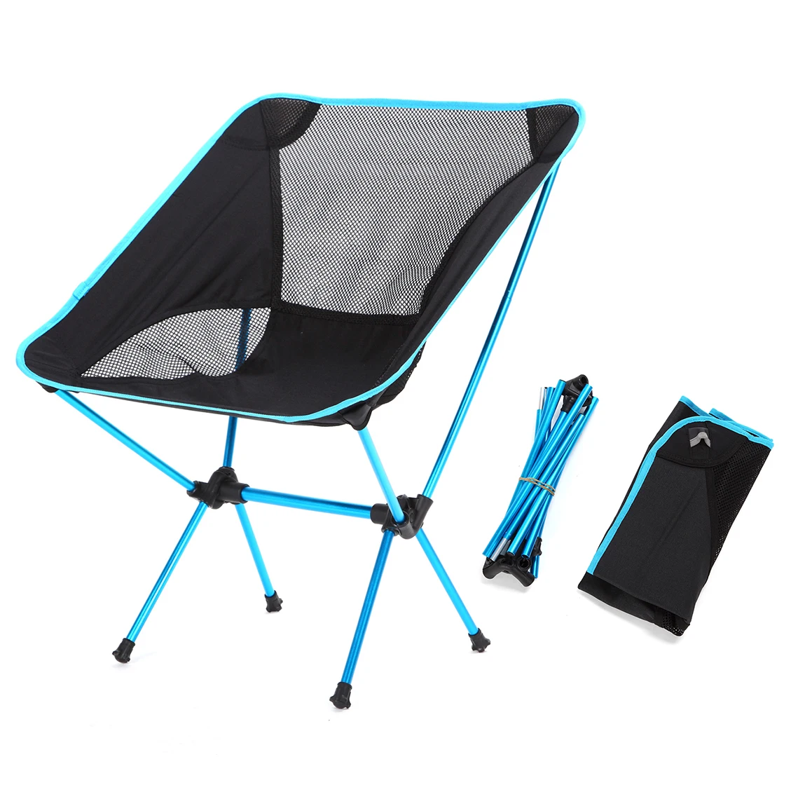 

Outdoor Fishing Chair Camping Hike Outdoor Stool Chair Detachable Triangle Folding Breathable Climbing Picnic Hunting Chair D40