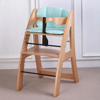 

Solid wood export baby feedingBaby child dining chair solid wood white multifunctional child dining chair adjustable 150 bearing