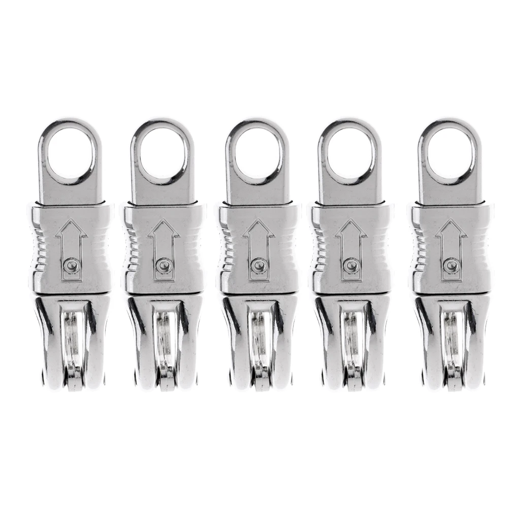 5Pcs Zinc Alloy Sturdy Panic Snap Hooks Clip Horse Equipment Gear for Lead Reins & Equestrian Use
