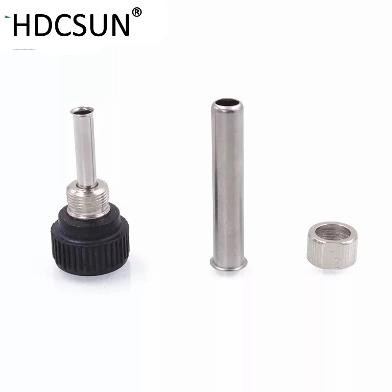 

936 soldering station handle 942 stainless steel pipe fittings resistant silicone sleeve hot soldering iron tip 907 Block