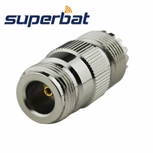Superbat радиочастотные коаксиальные разъемы N-UHF адаптер N Женский Разъем UHF гнездо прямой