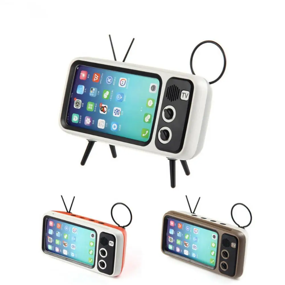 

Classic Bluetooth Speaker Retro Mini TV Audio Support TF Card FM Radio Aux Model Wireless Sound Box For IPhone Huawei Xiaomi