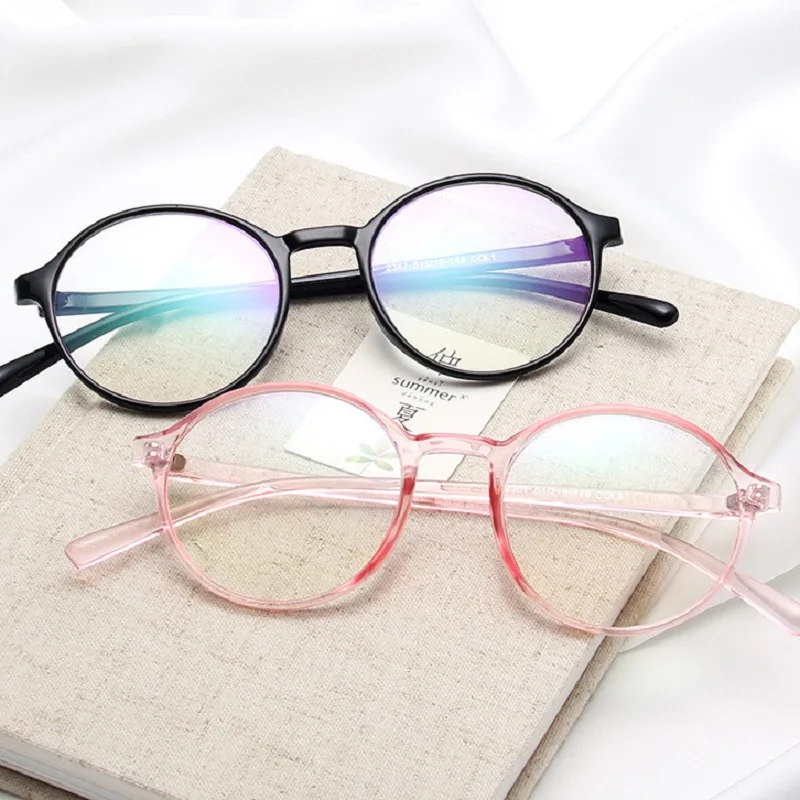 

Spectacles Frame for Women Computer Myopia Optical Eyeglasses Female Eyewear Round Glasses Clear Lens Fake Glasses Frame