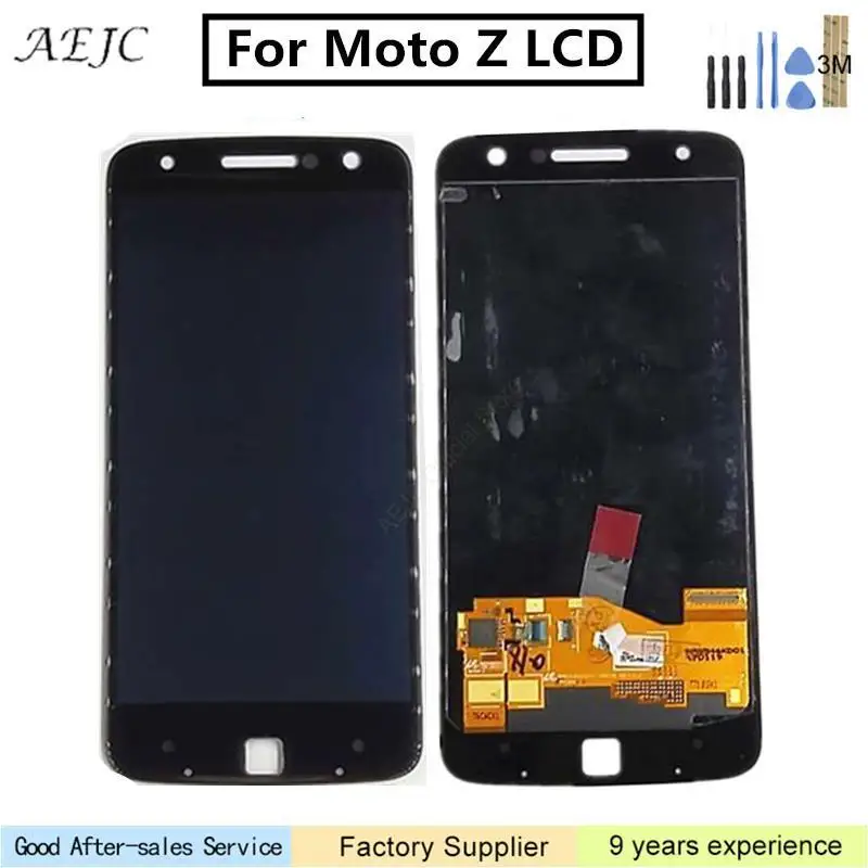 

5.5" For Motorola Moto Z Droid Edition XLTE xt1650 LCD Display Screen Touch Digitizer Assembly Replacement For Motorola Z LCD