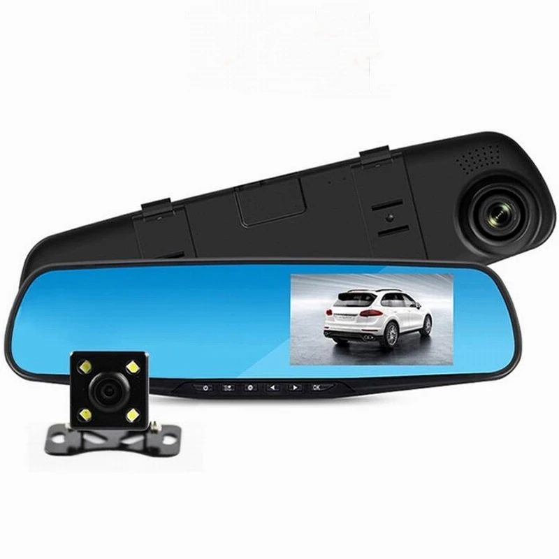 2 шт. автомобильные видеорегистраторы Full HD 1080P с двумя объективами|dash cam|dual lens