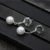 Sólido 925 Sterling Silver Flower & Mãe de Pérola Brincos Da Moda Para As Mulheres feitas à mão Étnica Jóias Brinco de Prata Thai prata