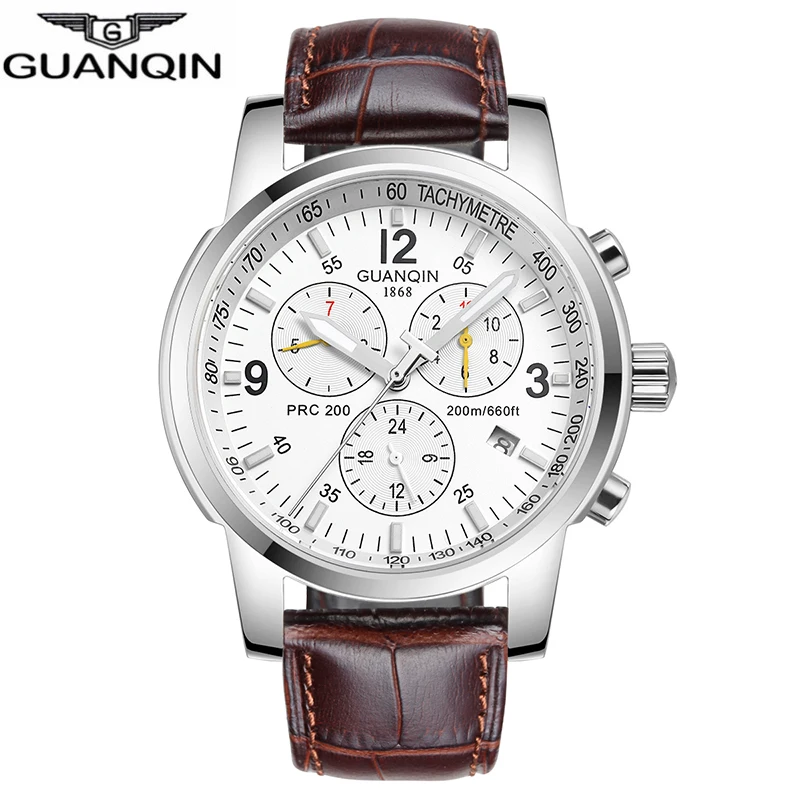 

2018 Original GUANQIN Men Mechanical Watches Men Luxury Brand Full Steel Waterproof 100m Business Automatic Wristwatches For Men