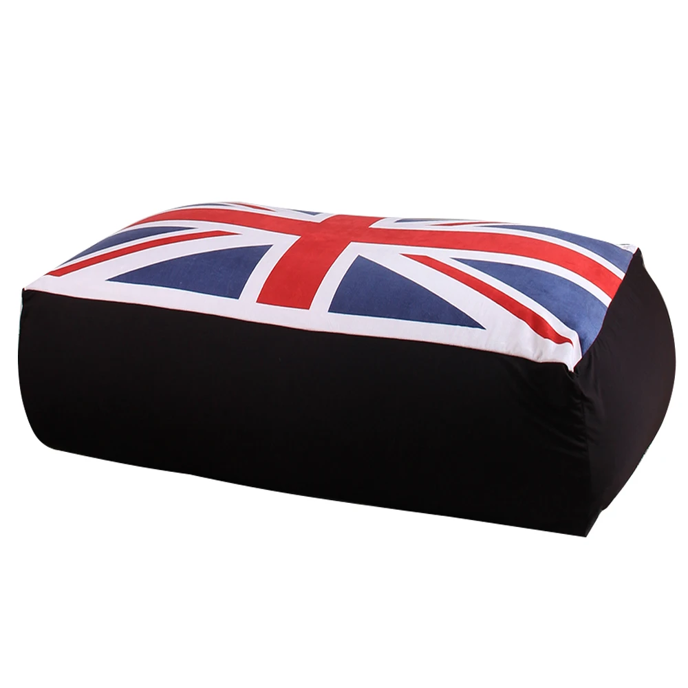 

LEVMOON Beanbag Sofa Chair UK Flag Seat Zac Bean Bag Bed Cover Without Filling Indoor Beanbags Seat Chair