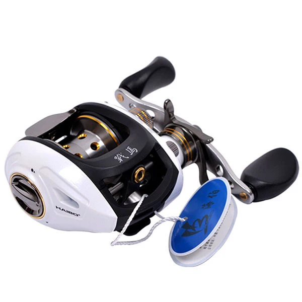 

Haibo Brand STEED Baitcasting Fishing Reel 8+1BB 6.5:1 Right / Left Hand Bait Casting Reel Centrifugal Brake System