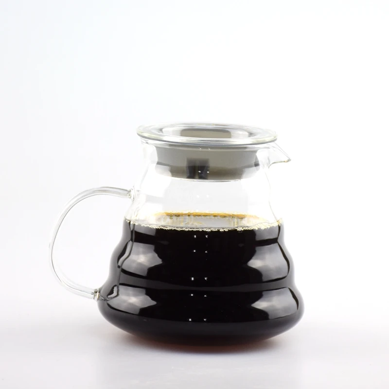 1PC Free Shipping Espresso Coffee Server Glass Coffee Pot 500Ml Coffee Server