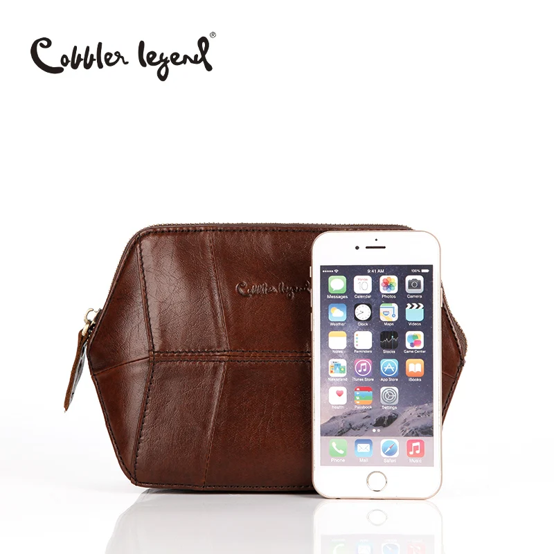 Cobbler Legend Shell Летняя сумка из натуральной кожи женский клатч телефон сумки через