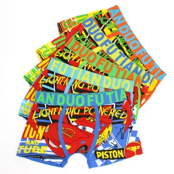 

1 piece Cartoon Underpants Good Quality Car Pants boy panties baby boys boxer briefs underwear kid panty for 3-11T Child