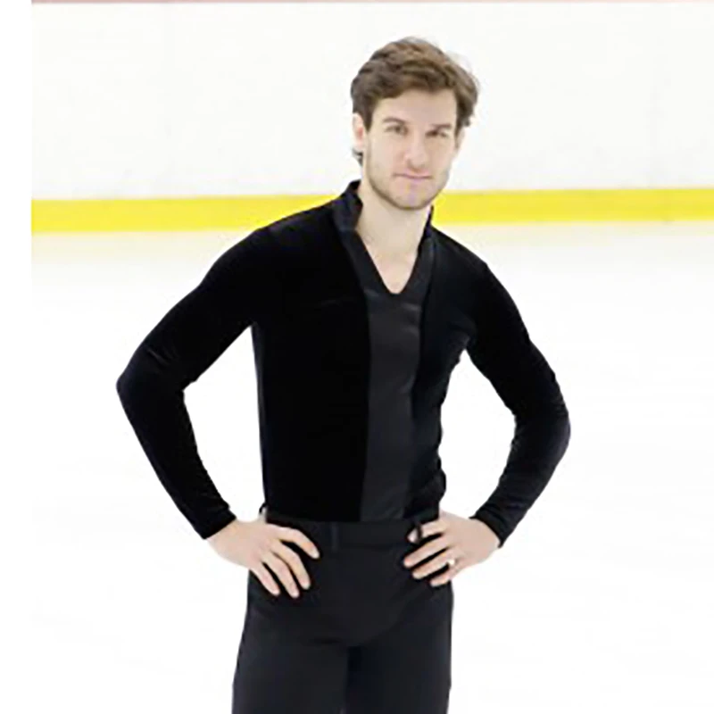 

Nasinaya Boys Man Figure Skating Performance Clothing Tops Customized Competition Ice Skating Leotard Kids Gymnastics Velvet