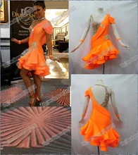 NEW!!! High Quality.Latin dance dress,tango salsa,latin dance wear, Salsa Tango Rumba Cha Cha dance dress skirt LD-1200