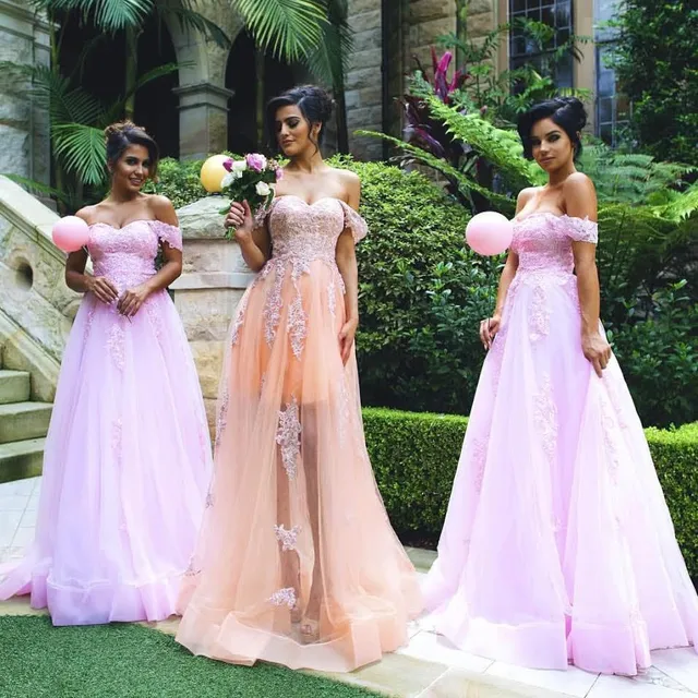 Off the Shoulder Country Bridesmaid Dresses Long Plus Size Maid of ... Off the Shoulder Country Bridesmaid Dresses Long Plus Size Maid of ...