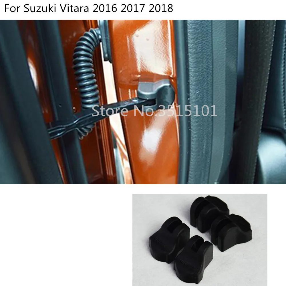 Car Anti Rust Water Proof Door Lock Key Keys Plastic Buckle Limit Device Trim 4pcs For Suzuki Vitara 2016 2017 2018 2019 | Автомобили и