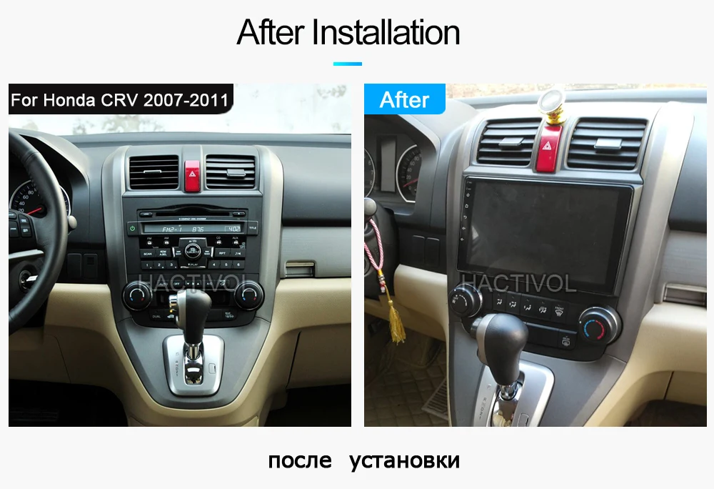 Clearance HANGXIAN Car Radio Multimedia Player 2 din 9"Android 7.0 Auto DVD Radio navigation for Honda CRV 2006-2011 stereo wifi navi gps 0