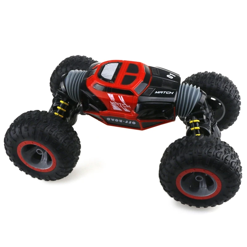 1/16 4WD RC трюковая машина 2,4 Ghz Гибкая рулевая машина-амфибия двухсторонняя трюковая машина внедорожник автомобиль игрушка для подарков