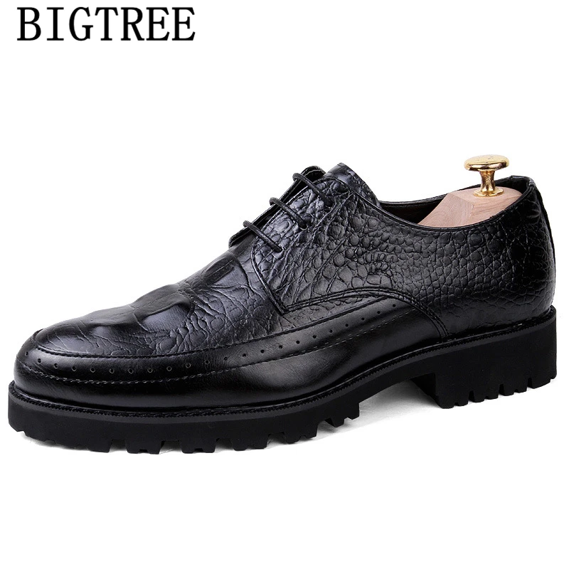 

Crocodile Shoes Leather Shoes Men Formal Dress Shoes Men Classic Coiffeur Luxury Italian Brand Zapatillas De Hombre Ayakkabi