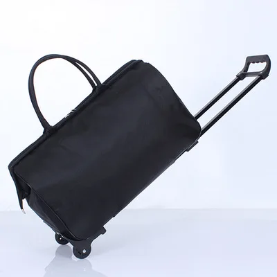 Мужские туристические Чемодан сумка большой вместимости, чемодан тележка для Портативный Для мужчин выдвижной ручкой для покупок модные колеса ночь сумки - Цвет: A