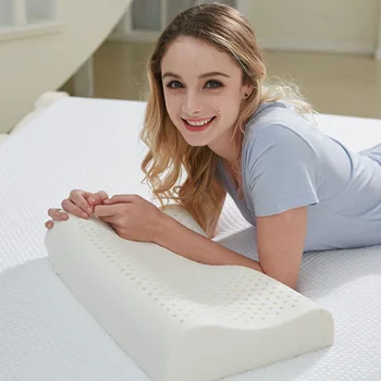 

AOOK Thailand Natural Latex Wave Massage Adult High and Low Smooth Latex Pillow