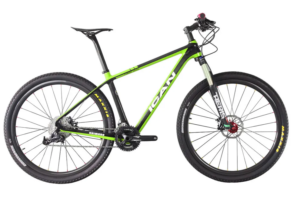 29er High-end полный углерода Полный Горный велосипед MTB велосипеда X6 с SRAM X5 указано, 18 скоростей MTB весь велосипед 16/18/20 дюймов для продажи - Цвет: green